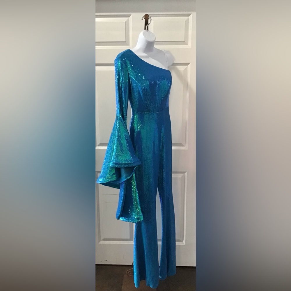 Jovani Royal Blue Dress Pageant Romper